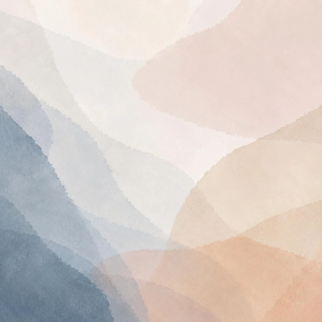 Abstrakte Farbkomposition in sanften Pastellfarben